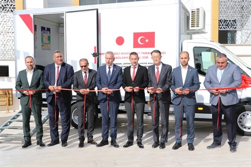 JAPONYA BÜYÜKELÇİLİĞİNDEN ALINAN MAMOGROFİ TARAMA ARACI TÖRENLE HİZMETE GİRDİ